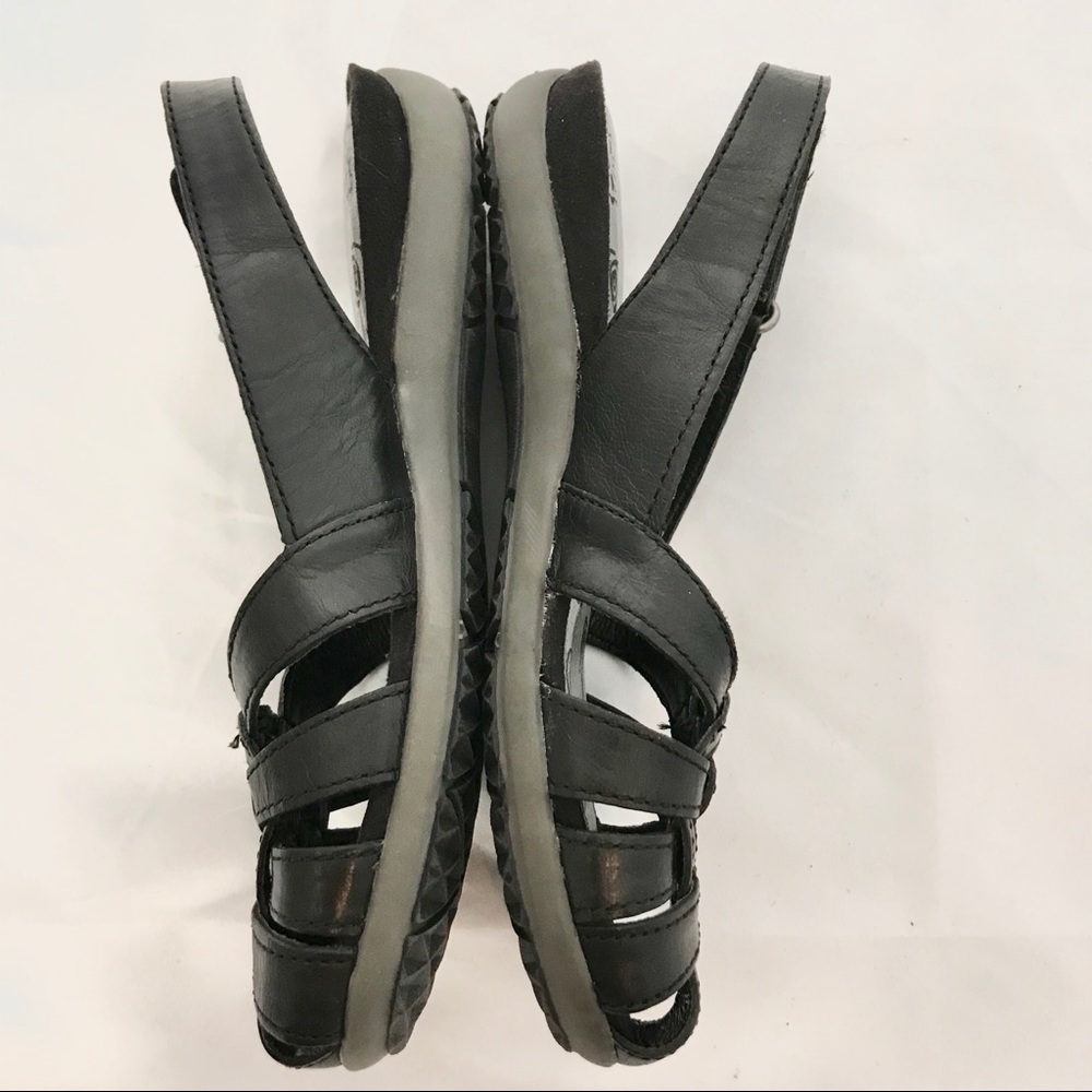 Baretrap Black Leather Ripo Sandals - Picture 4 of 7